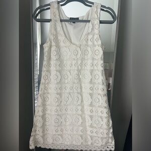 Like-New As U Wish brand white lace dress